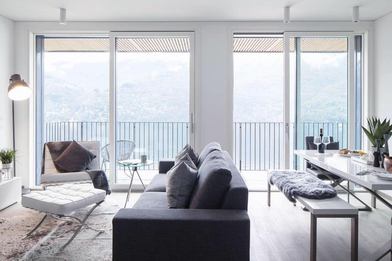 Ferienwohnung Ulivi Luxury Loft & Pool - The House Of Travelers Carate Urio Exterior foto