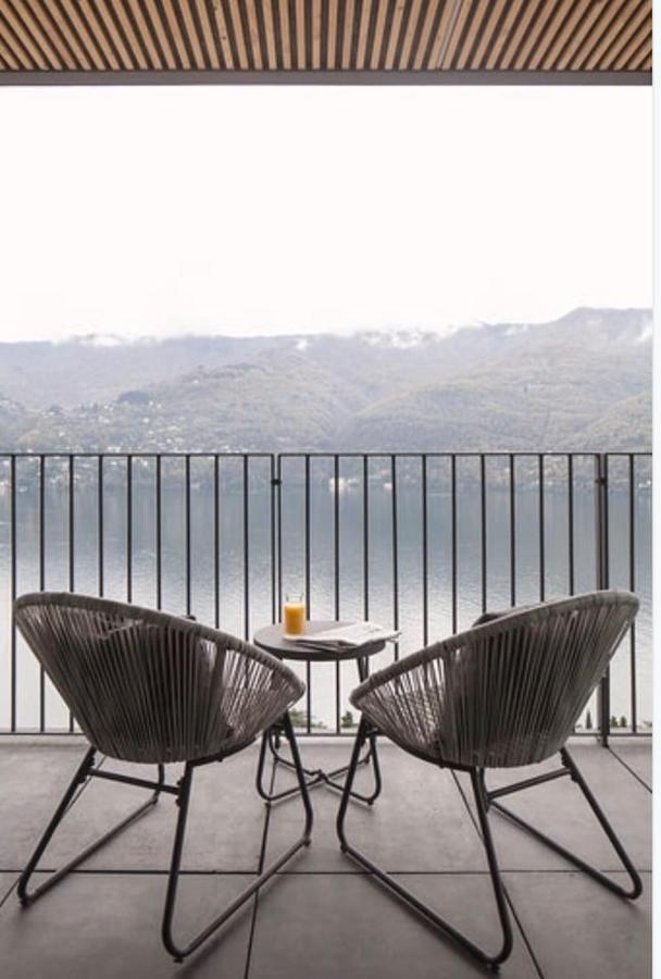 Ferienwohnung Ulivi Luxury Loft & Pool - The House Of Travelers Carate Urio Exterior foto
